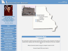 Tablet Screenshot of livingston.missouriassessors.com
